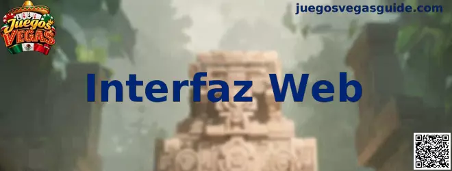 Ejemplo visual de Interfaz Web de Juegos Vegas