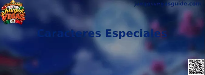 Guía de Juegos Vegas para revisar caracteres especiales en una contraseña