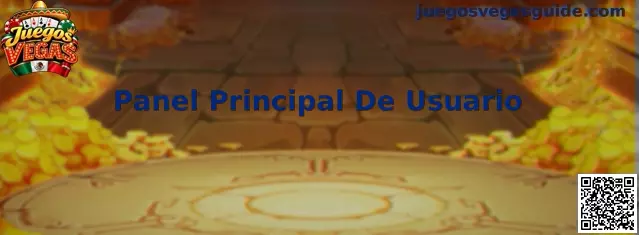 Panel Principal De Usuario en la plataforma Juegos Vegas