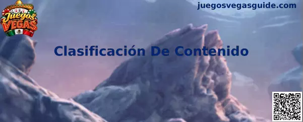 Guía visual de Clasificación De Contenido en Juegos Vegas