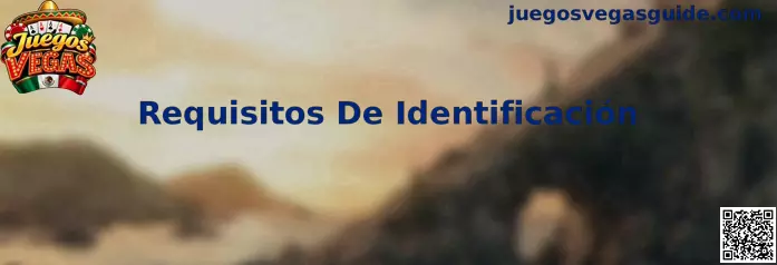 Guía de requisitos de identificación para usuarios de Juegos Vegas en México
